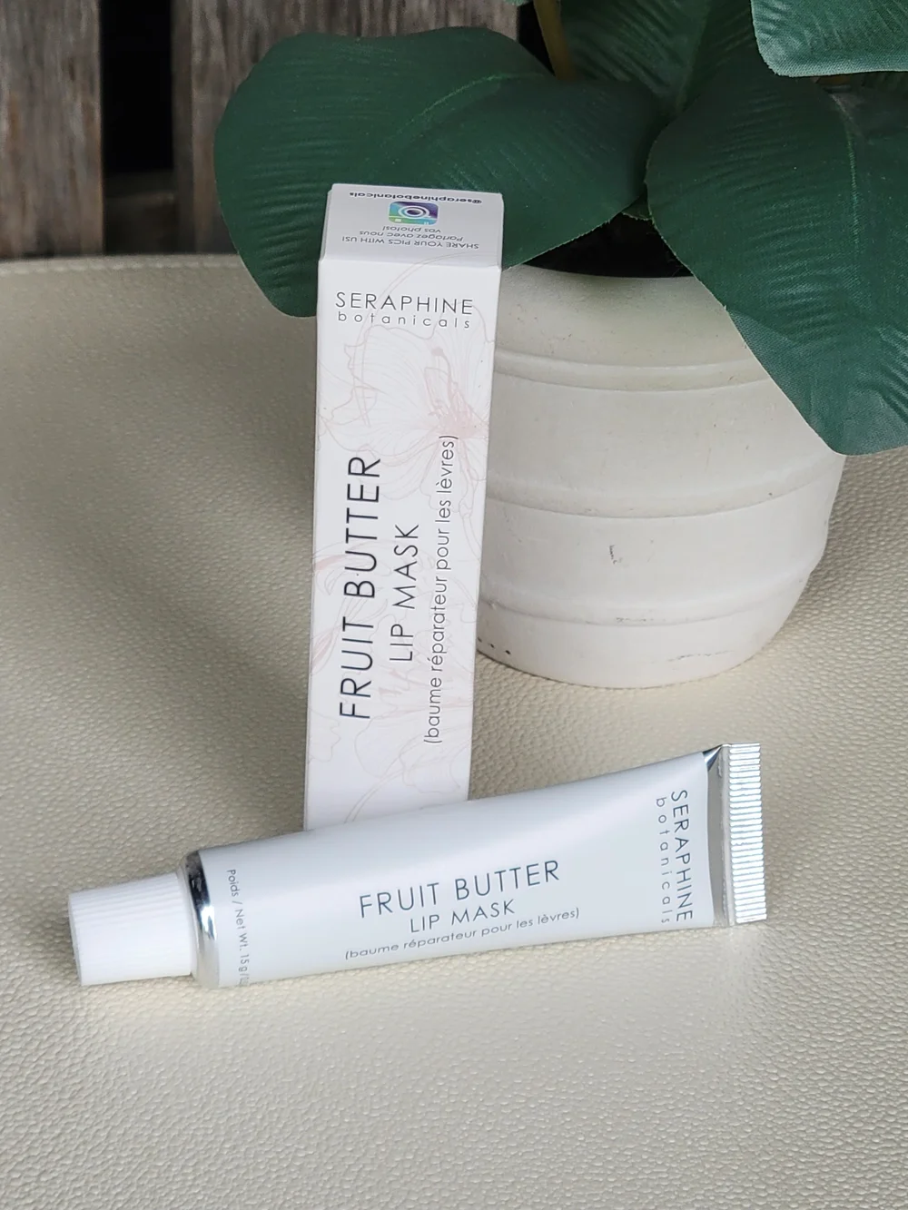 Seraphine Botanicals Fruit Butter Lip Mask - Apricot + Shea Butter Oil